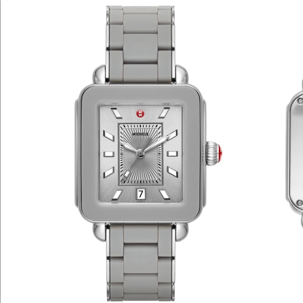 Michele Deco Sport Bracelet Watch 34mm x 36 mm